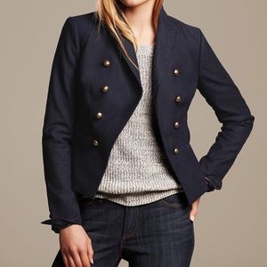 Banana Republic Navy Cutaway Blazer | Size 2